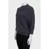 Cashmere jumper with 3/4 sleeves