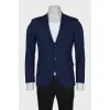 Men's fitted button-down jacket