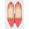 Туфлі-човники рожевого кольору