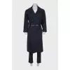 Men's blue wool coat