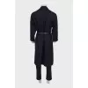 Men's blue wool coat
