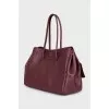 Bel Air Carry All bag in burgundy