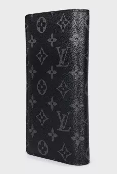 Men's wallet with a signature monogram