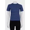 Slim-fit striped t-shirt