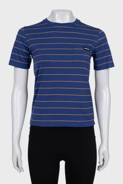 Slim-fit striped t-shirt