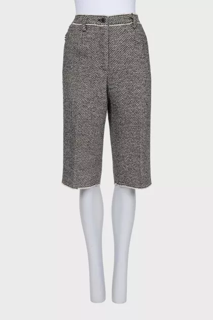 Long straight cut shorts
