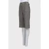Long straight cut shorts