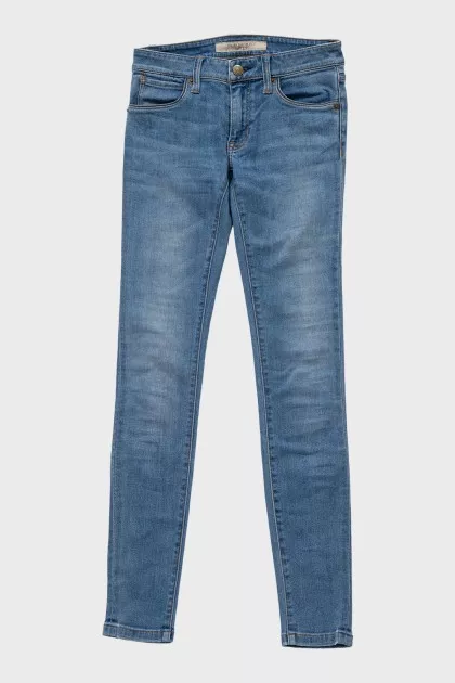 Голубі джинси skinny