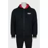 Men's reversible zip-up jacket