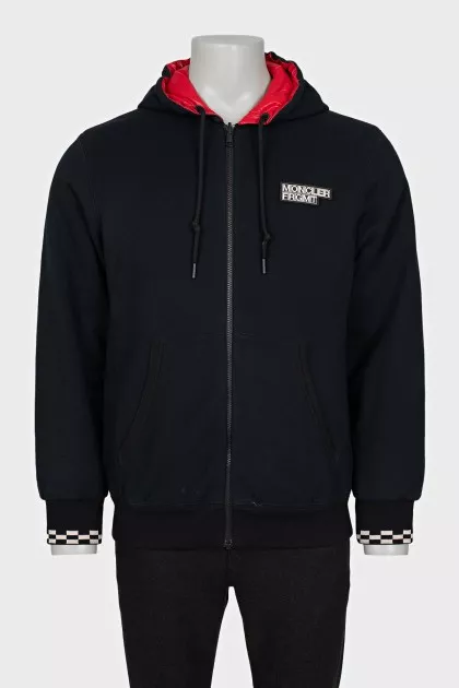 Men's reversible zip-up jacket