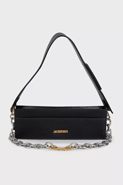 Le Ciuciu black leather bag