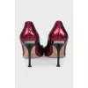 Red patent leather shoes