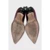 Red patent leather shoes