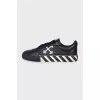 Men's sneakers with a branded patch and print
