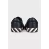 Men's sneakers with a branded patch and print