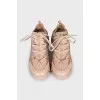 D-Connect sneakers in beige