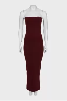 Red bodycon dress