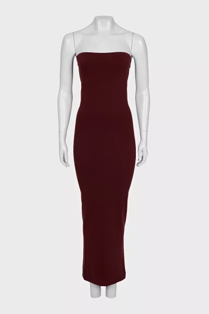 Red bodycon dress