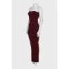 Red bodycon dress