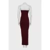 Red bodycon dress