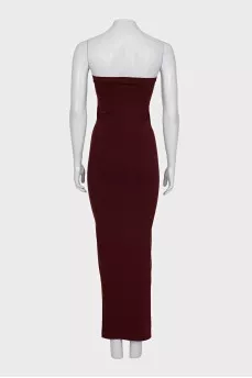 Red bodycon dress