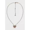 Gold plated set of pendant and earrings