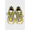 Men's yellow Track sneakers