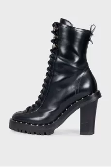 Шкіряні ботильйони Rockstud