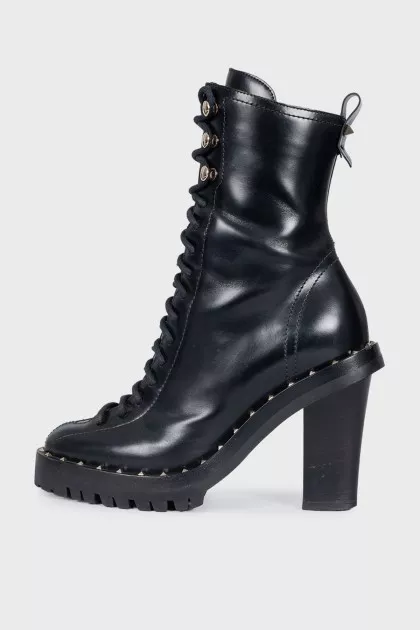 Шкіряні ботильйони Rockstud