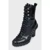 Шкіряні ботильйони Rockstud