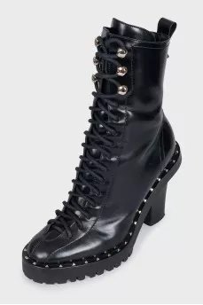 Шкіряні ботильйони Rockstud