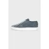Men's blue suede sneakers