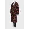 Еко-шуба у фірмовий принт
