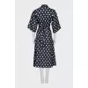 Satin wrap dress