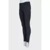 Mid-rise grey skinny jeans