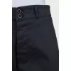 Blue tapered high-waist trousers