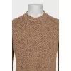 Men's knitted sweater with tag