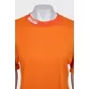 Orange suit with a long T-shirt