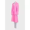 Pink suit with culottes