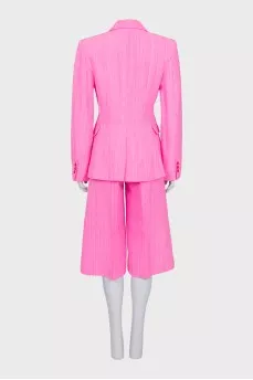 Pink suit with culottes