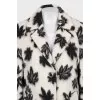 Long-haired wool coat