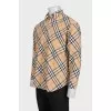 Men's plaid shirt with tag