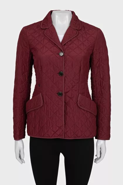 Red silk jacket