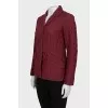 Red silk jacket