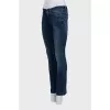 Сині джинси skinny fit на низькій посадці