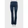 Сині джинси skinny fit на низькій посадці