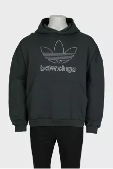 Men's hoodie by Balenciaga x Adidas