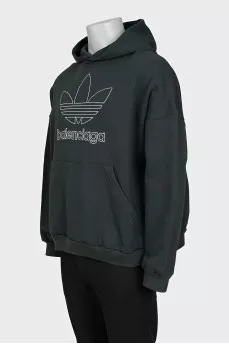 Men's hoodie by Balenciaga x Adidas