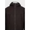 Men's brown straight-cut jacket