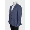 Men's straight button-down jacket